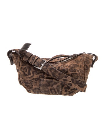 Suede Messenger Bag