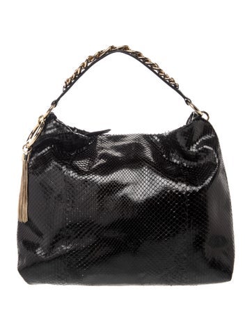 Jimmy Choo Snakeskin Shoulder Bag