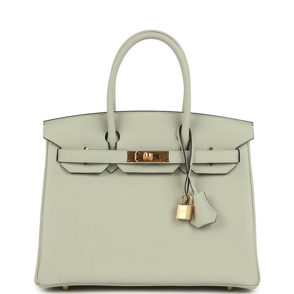 Hermes Hermes Birkin 30 Gris Neve Togo Gold Hardware
