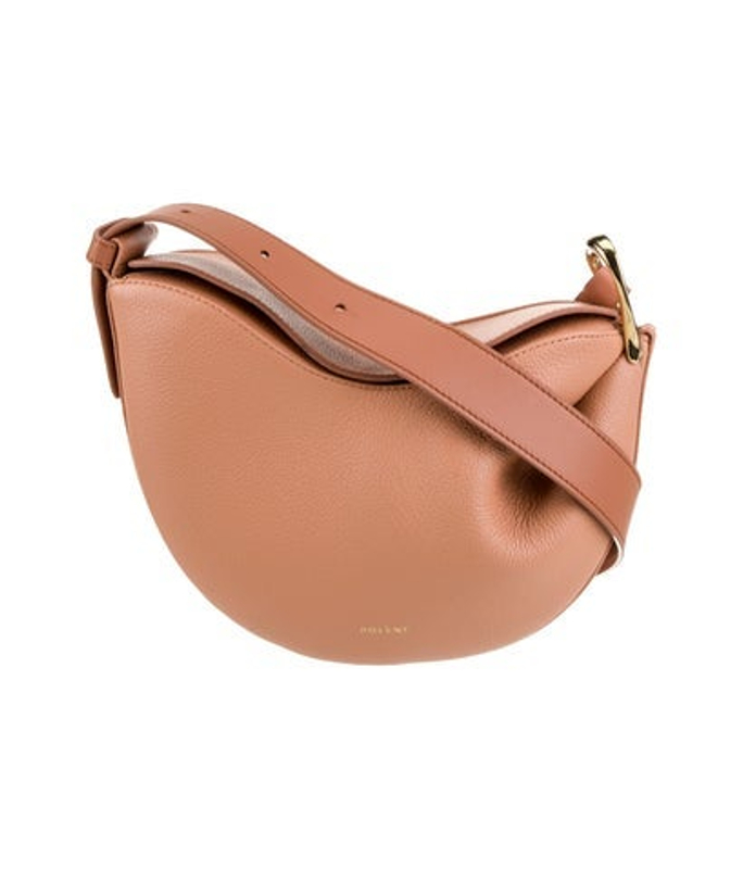 Polene Leather Crossbody Bag