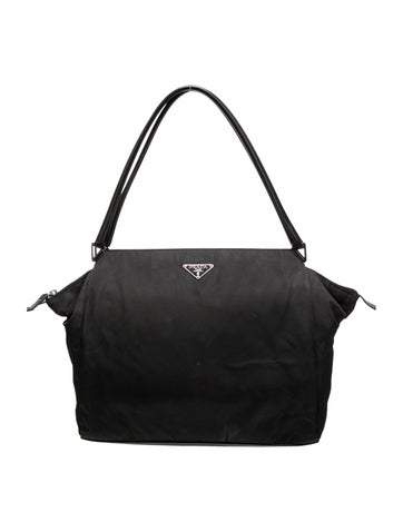 Tessuto Nylon Top Handle Bag