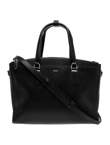 Tumi Leather Top Handle Bag