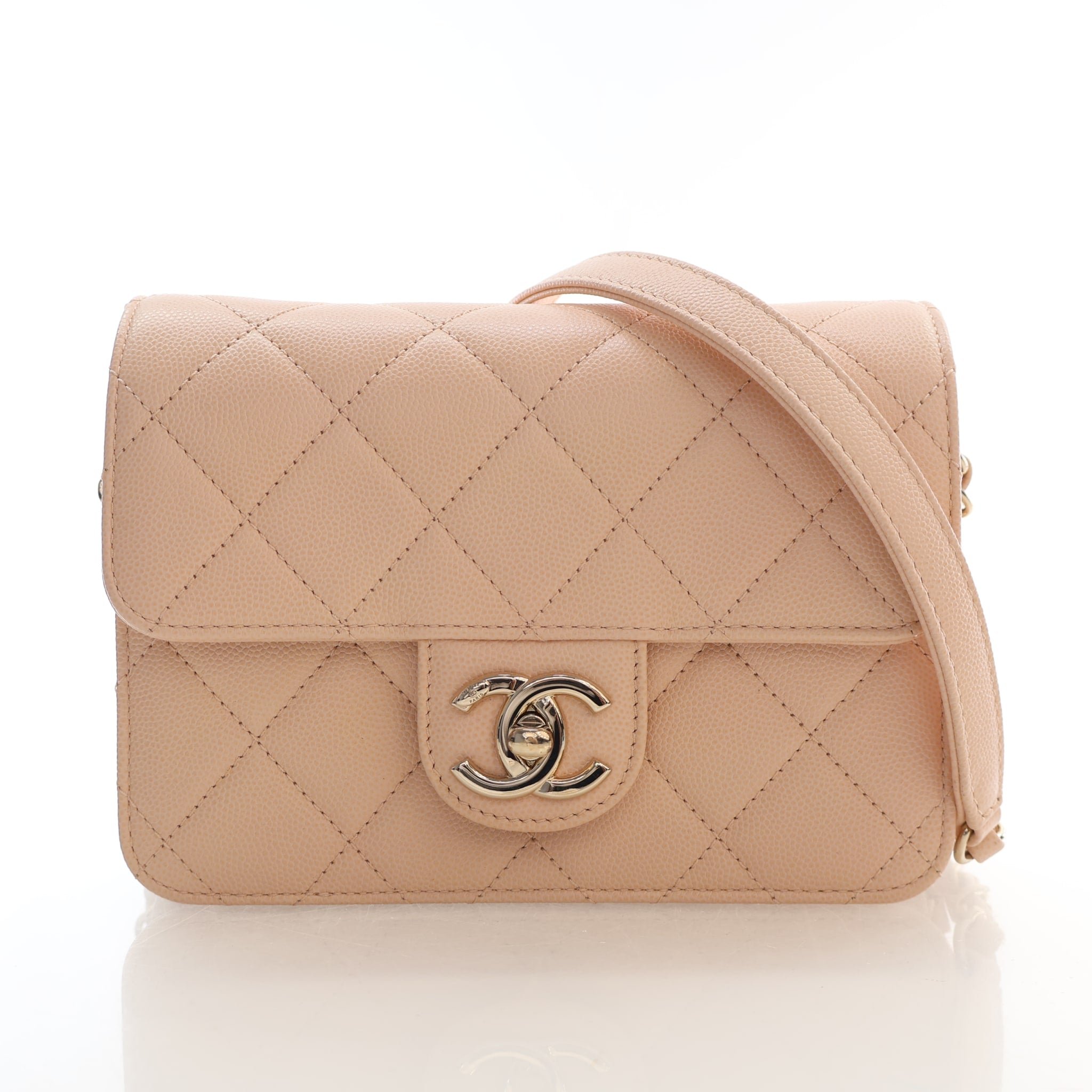 Chanel Mini Caviar Like a Wallet Flap Bag
