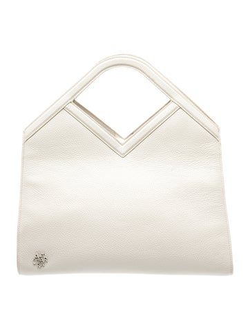 Leather Top Handle Bag