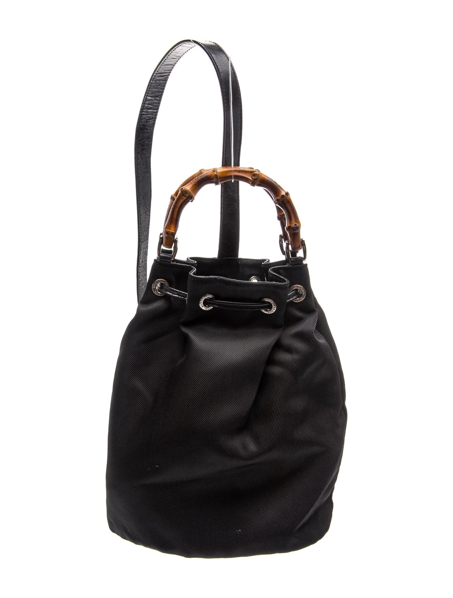 Bamboo Bucket Bag Vintage