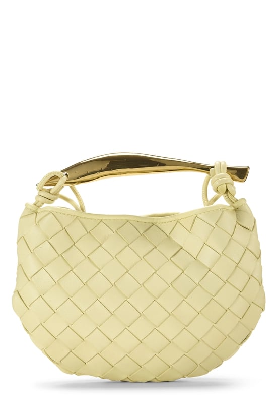 Yellow Intrecciato Sardine Bag Mini
