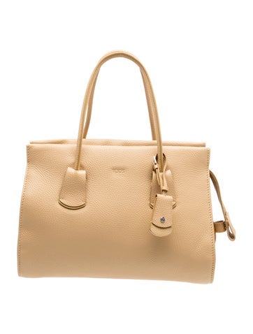 Leather Top Handle Bag