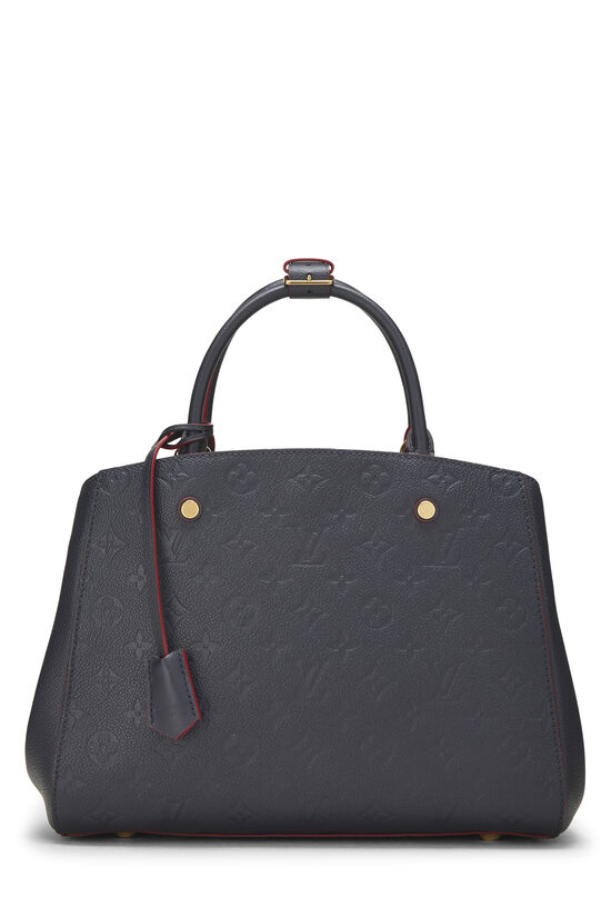 Louis Vuitton Blue Infini Monogram Empreinte Montaigne MM