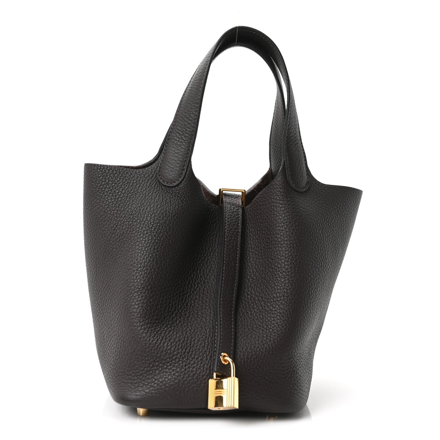 Hermes Hermes Taurillon Clemence Picotin Lock 18 PM Ebene