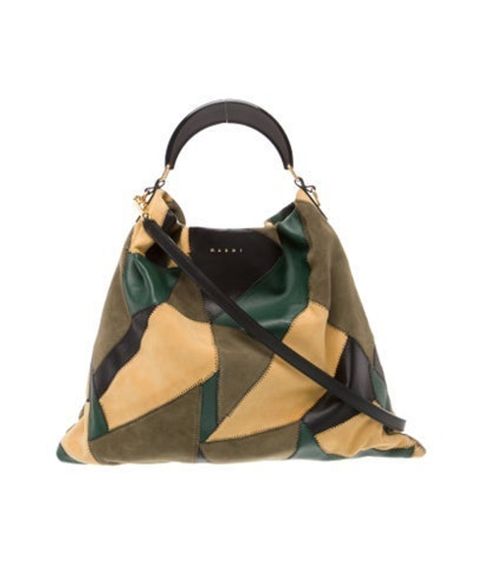 Marni Suede Top Handle Bag