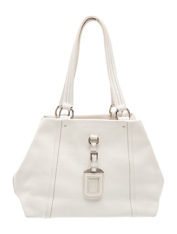 Vitello Daino Leather Shoulder Bag Vintage