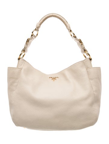 Prada Vitello Daino Leather Shoulder Bag Vintage