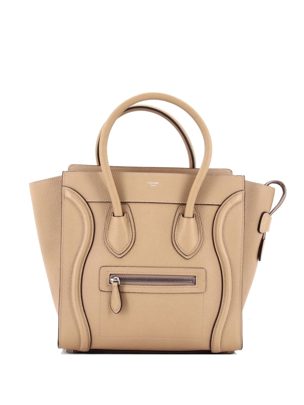 Luggage Bag Grainy Leather Micro tote bag