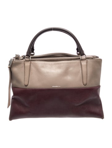 Leather Top Handle Bag