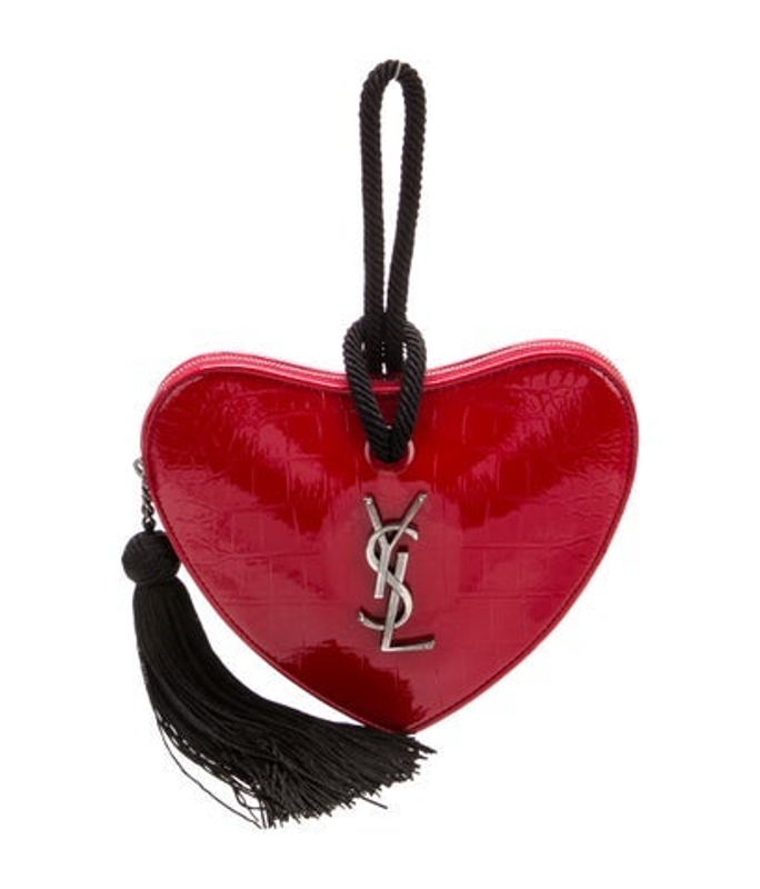 Saint Laurent Laurent Patent Leather Sac Coeur