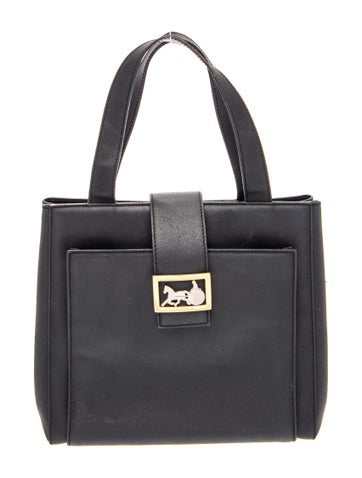 Leather Top Handle Bag Vintage