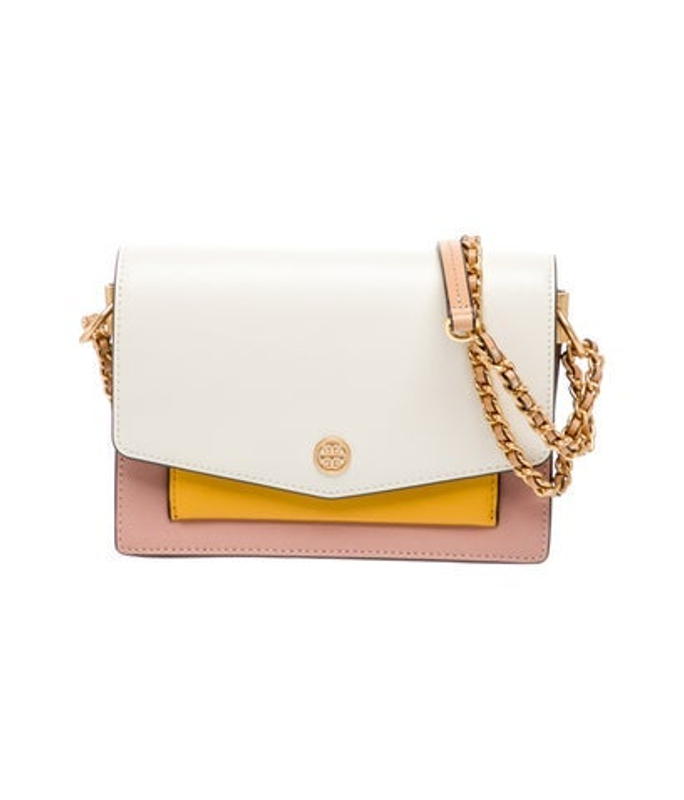 Tory Burch Burch Saffiano Leather Crossbody Bag