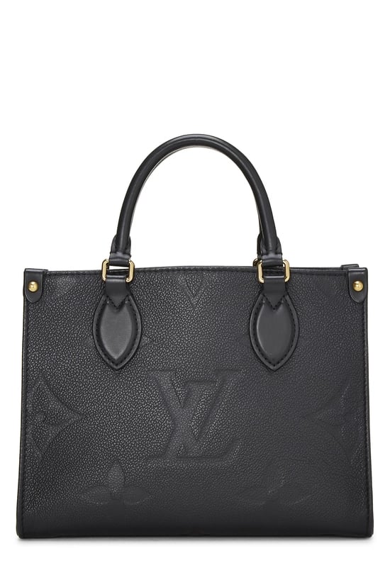 Black Giant Monogram Empreinte On The Go PM
