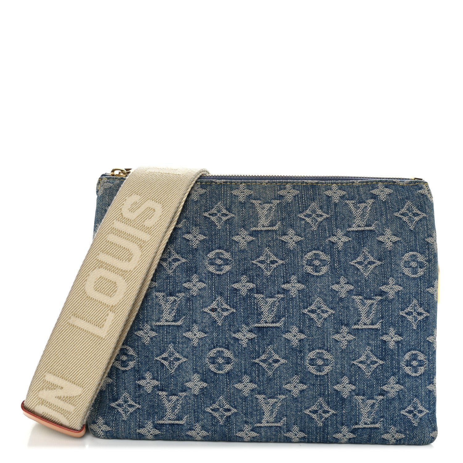 Louis Vuitton Monogram Denim Coussin PM Blue