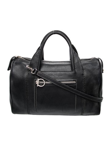 Ferragamo Leather Top Handle Bag Vintage