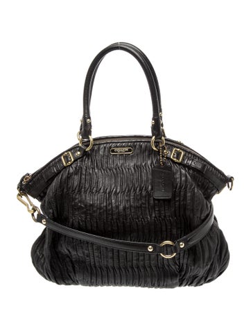 Leather Top Handle Bag