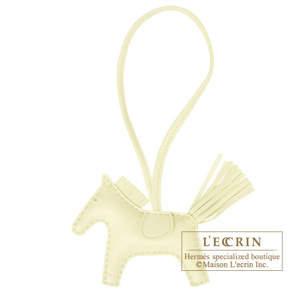 Hermes Rodeo charm PM Jaune milton Agneau
