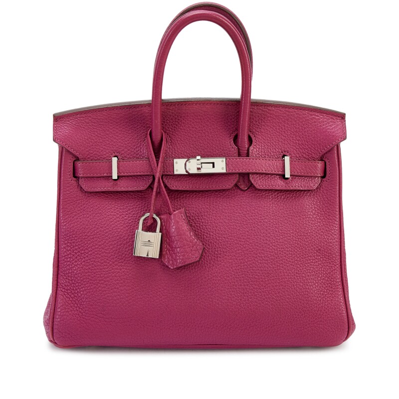 Hermes Tosca Togo Birkin 25 Palladium Hardware, 2011