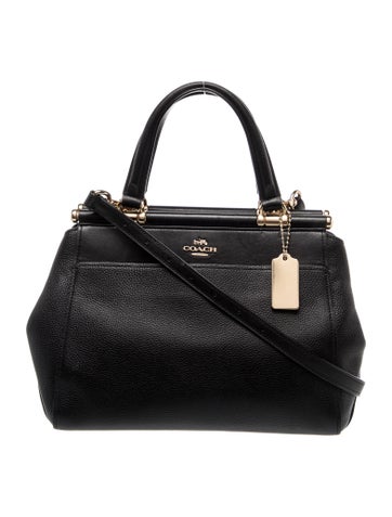 Leather Top Handle Bag