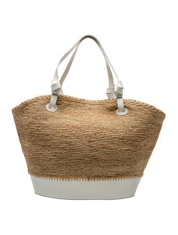 Raffia Bucket Bag