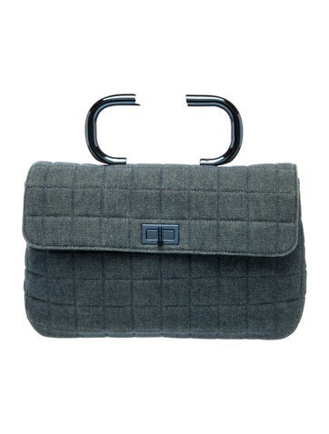 Square Quilt Mademoiselle Handle Bag