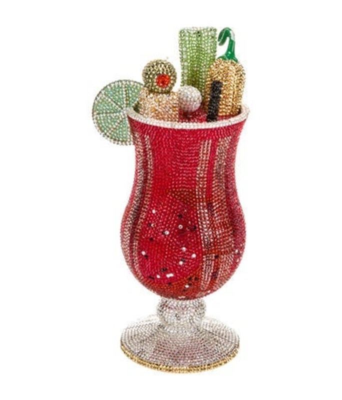 Judith Leiber Leiber Crystal Bloody Mary Cocktail Minaudiere
