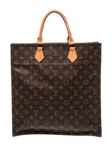 LV Monogram Sac Plat GM
