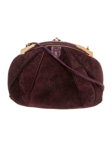 Suede Evening Bag