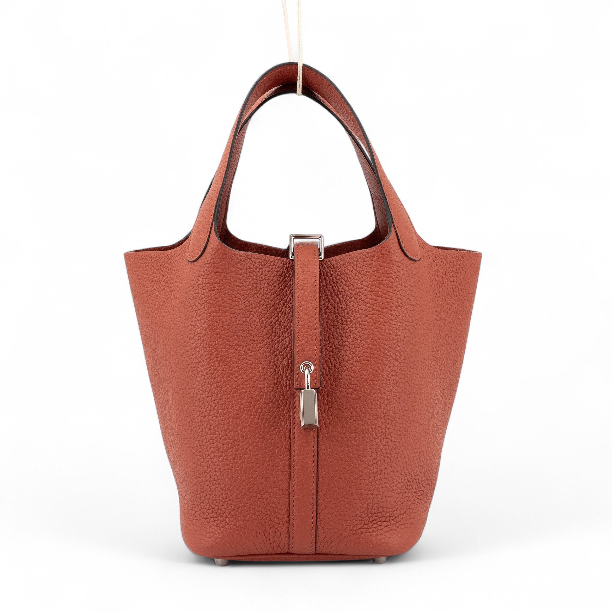Hermes Brand New ( Rank N ) HERMÈS Picotin Lock PM Cuivre (6C) Clemence Palladium hardware K (2025)