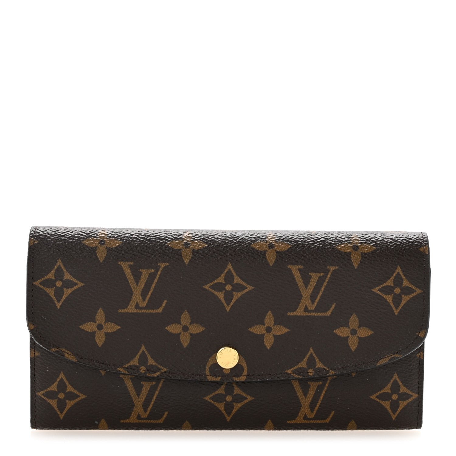 Louis Vuitton Monogram Emilie Wallet Rose Ballerine