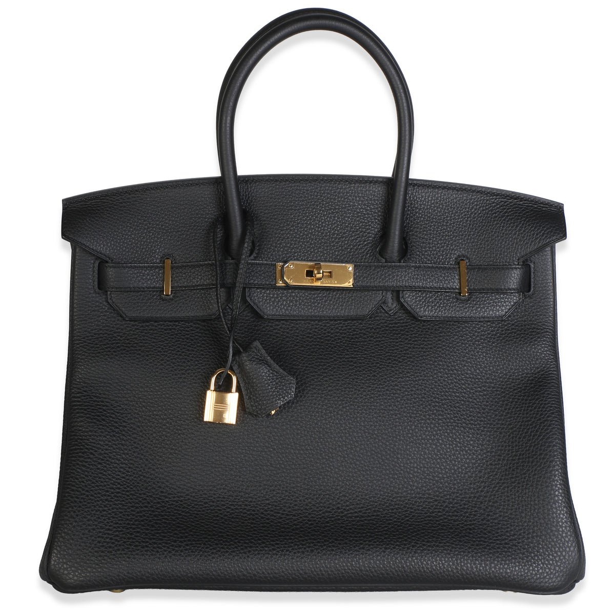 Black Togo Birkin 35 GHW
