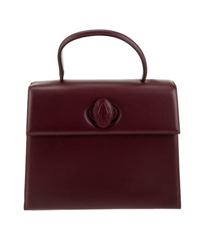 Cartier Leather Top Handle Bag