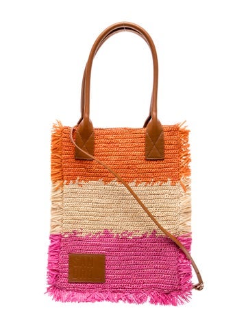Sandro Straw Bucket Bag