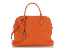Hermes Hermès Orange Swift Bolide 35