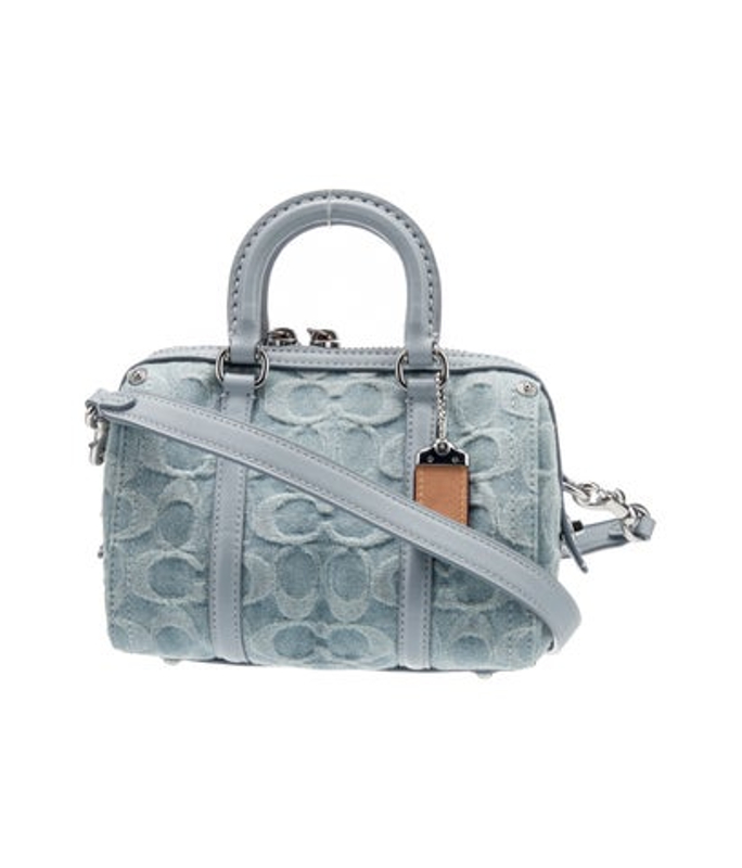 Coach Denim Top Handle Bag