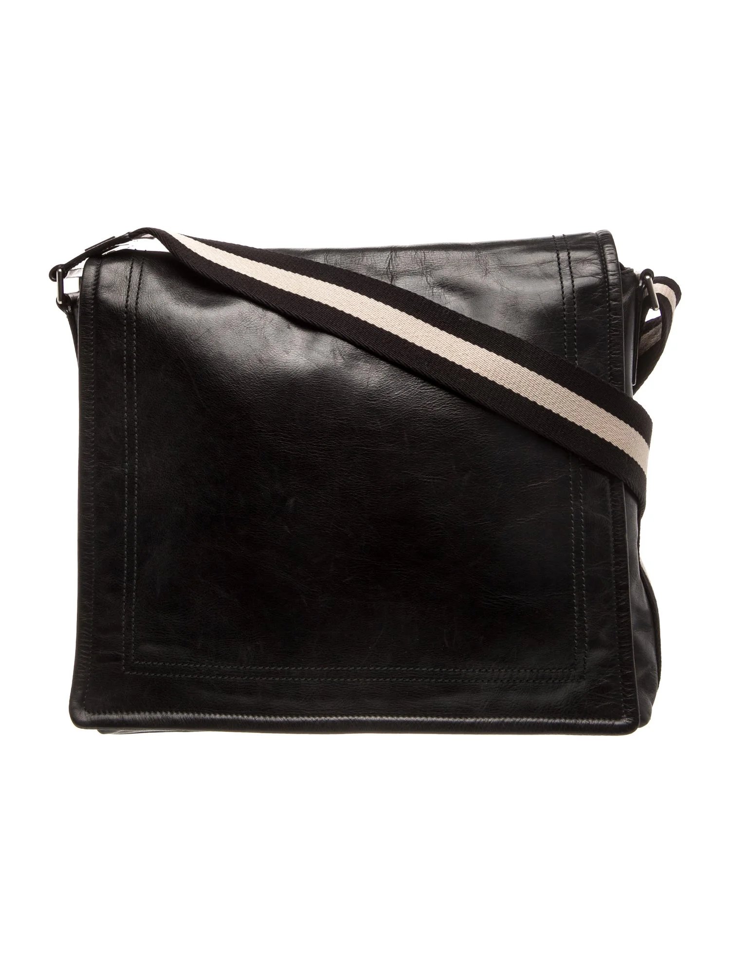 Bally Leather Messenger Bag