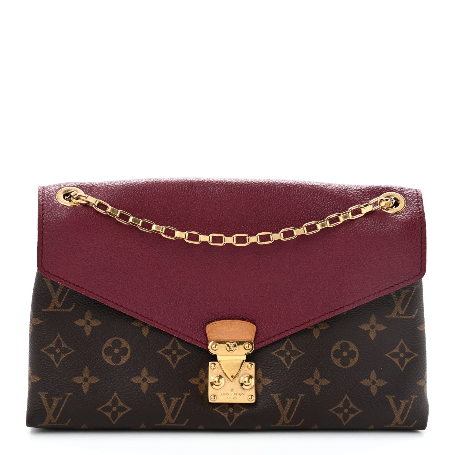 Louis Vuitton Monogram Pallas Chain Aurore