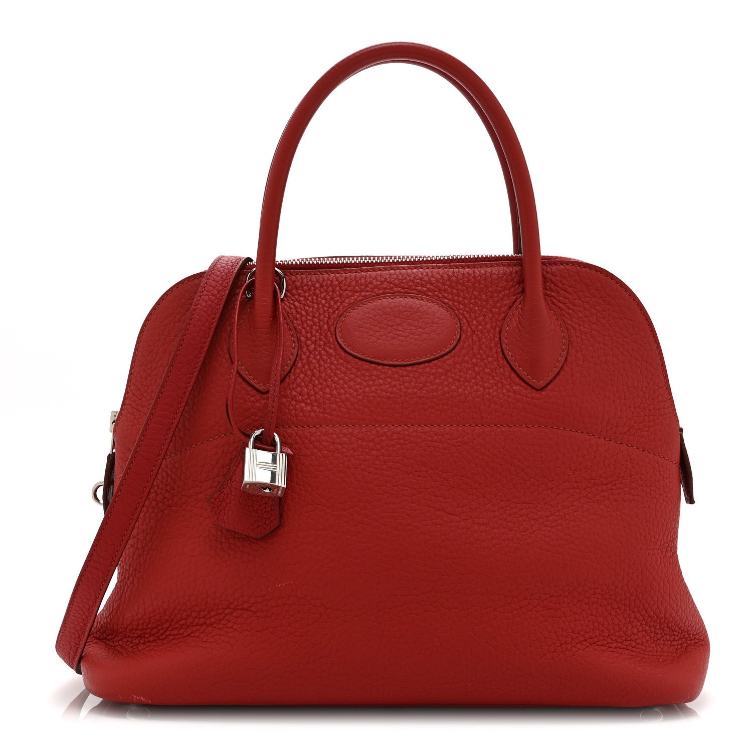 Hermes Taurillon Clemence Bolide 31 Rouge Garance