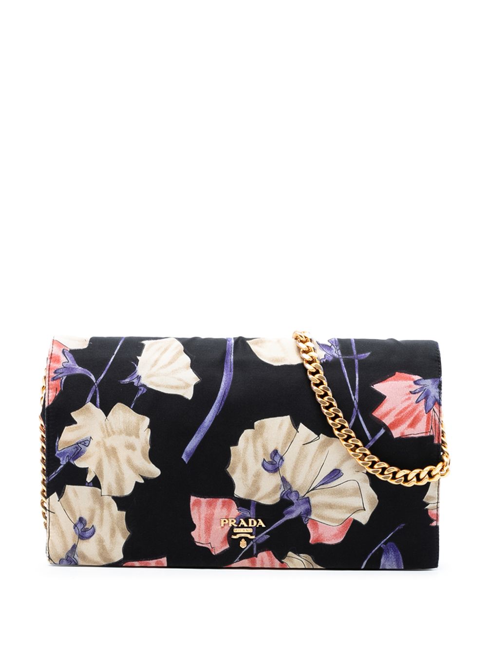 2000-2026 Tessuto Floral Print Chain crossbody bag