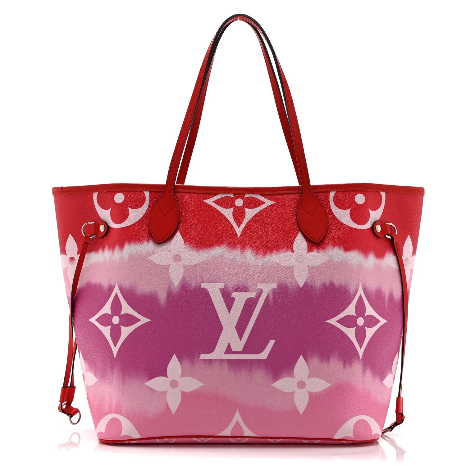 Louis Vuitton Monogram Escale Neverfull MM Rouge