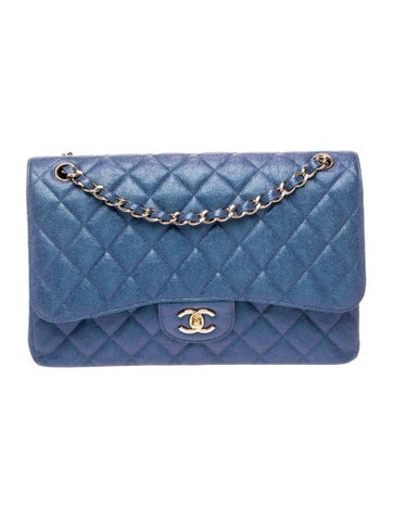 Chanel Classic Iridescent Jumbo Double Flap Bag