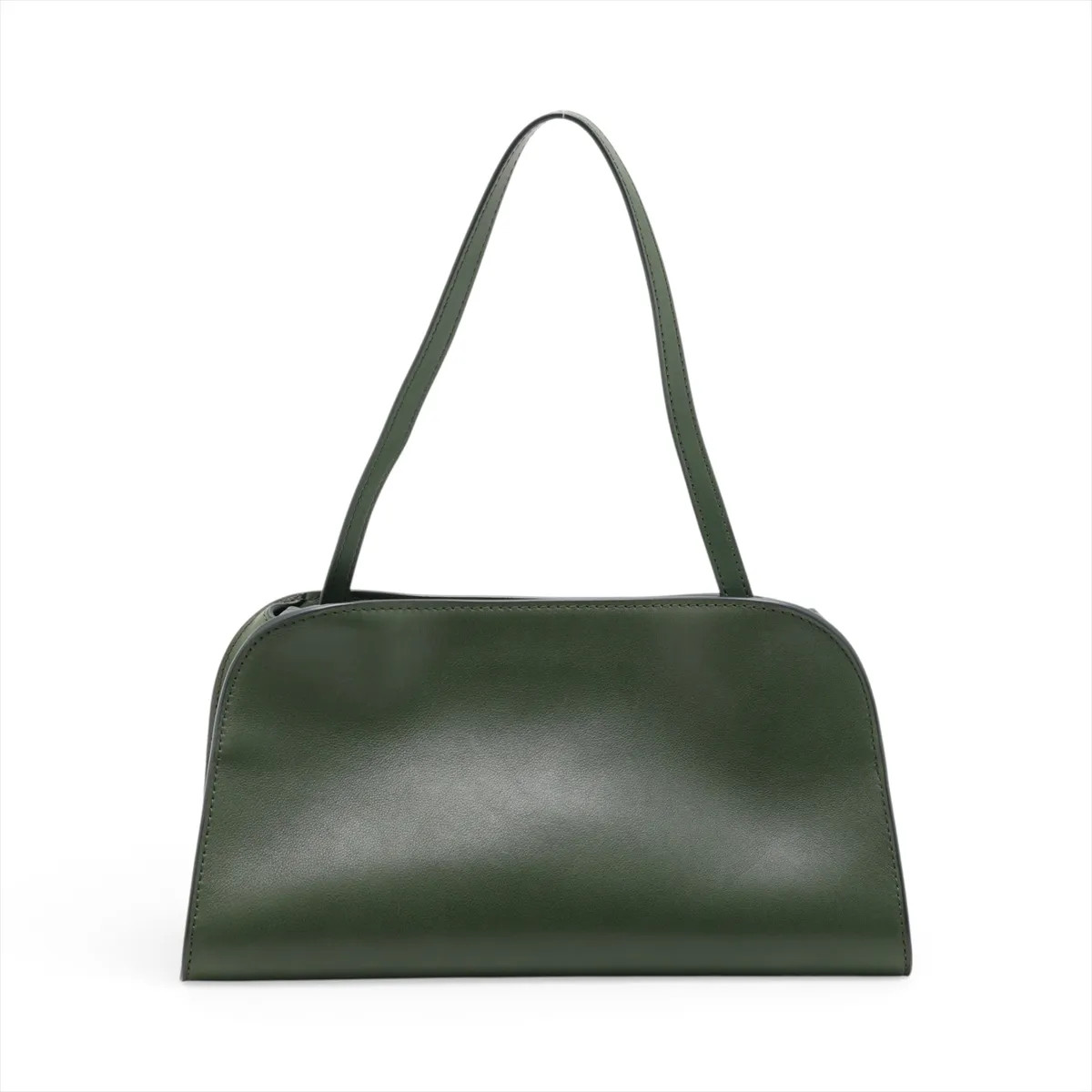 The Row Peggy clutch Leather 2 WAY clutch bag Green
