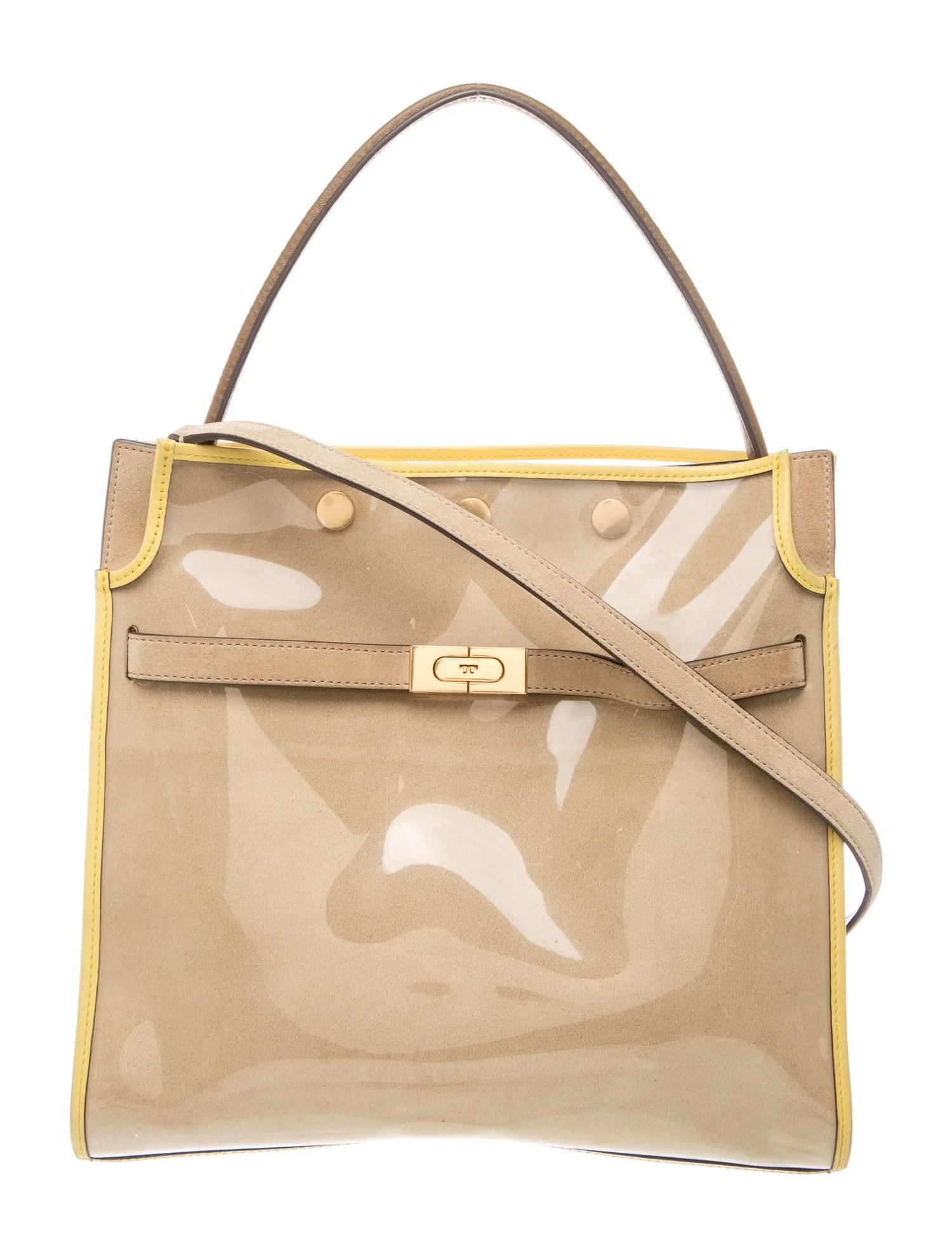 Suede Lee Radziwill Raincoat Double Bag