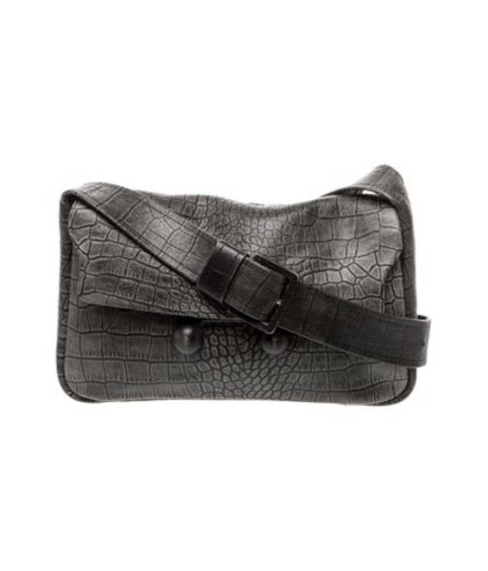 Marni Embossed Leather Shoulder Bag