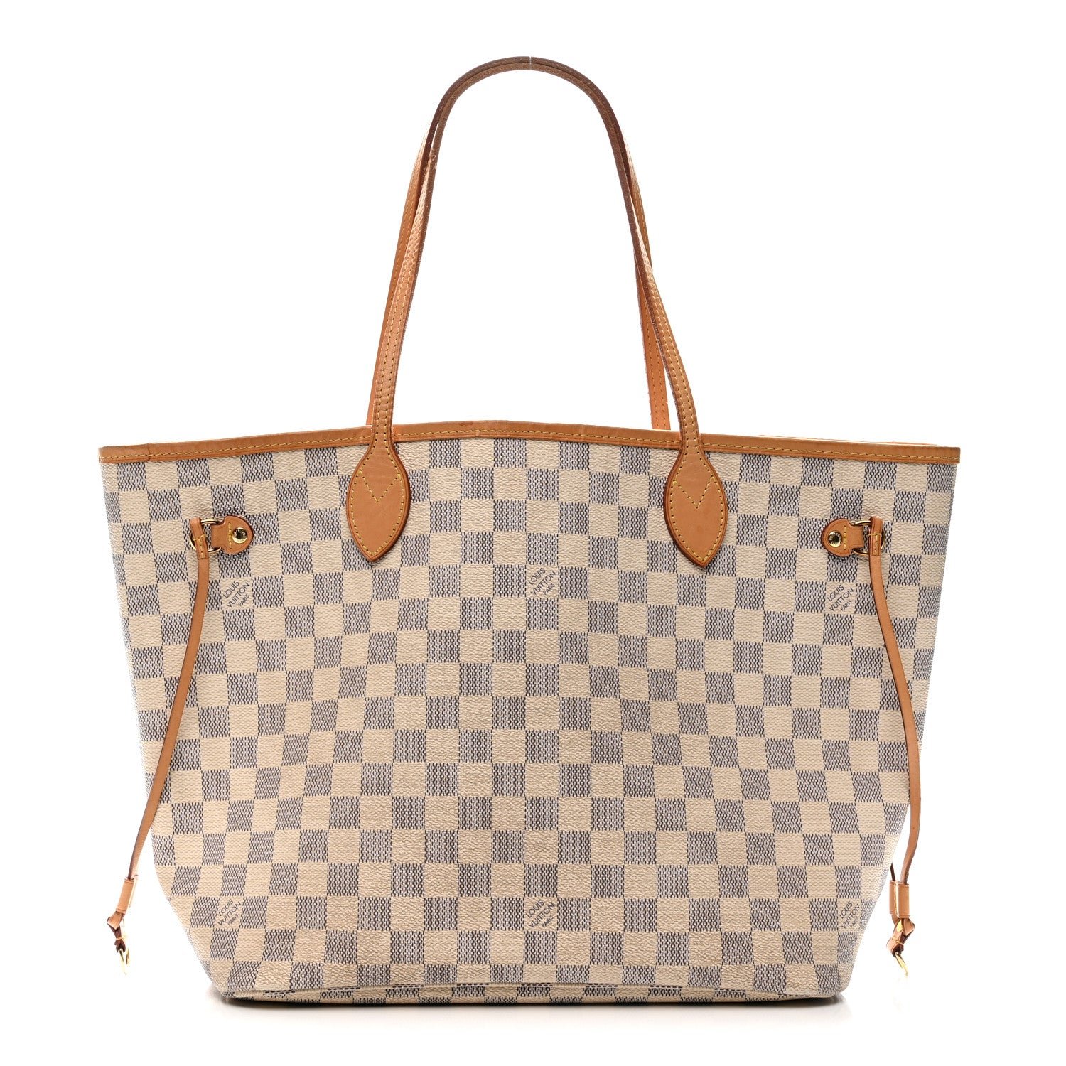 Louis Vuitton Damier Azur Neo Neverfull MM Rose Ballerine